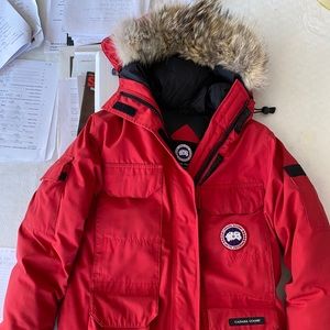 Canada Goose Expedition Red Goose Down Parka, Red